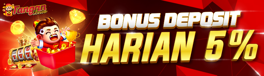 BONUS DEPOSIT HARIAN SLOT 5%